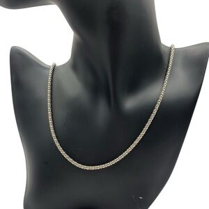 Silver Popcorn Style Chain